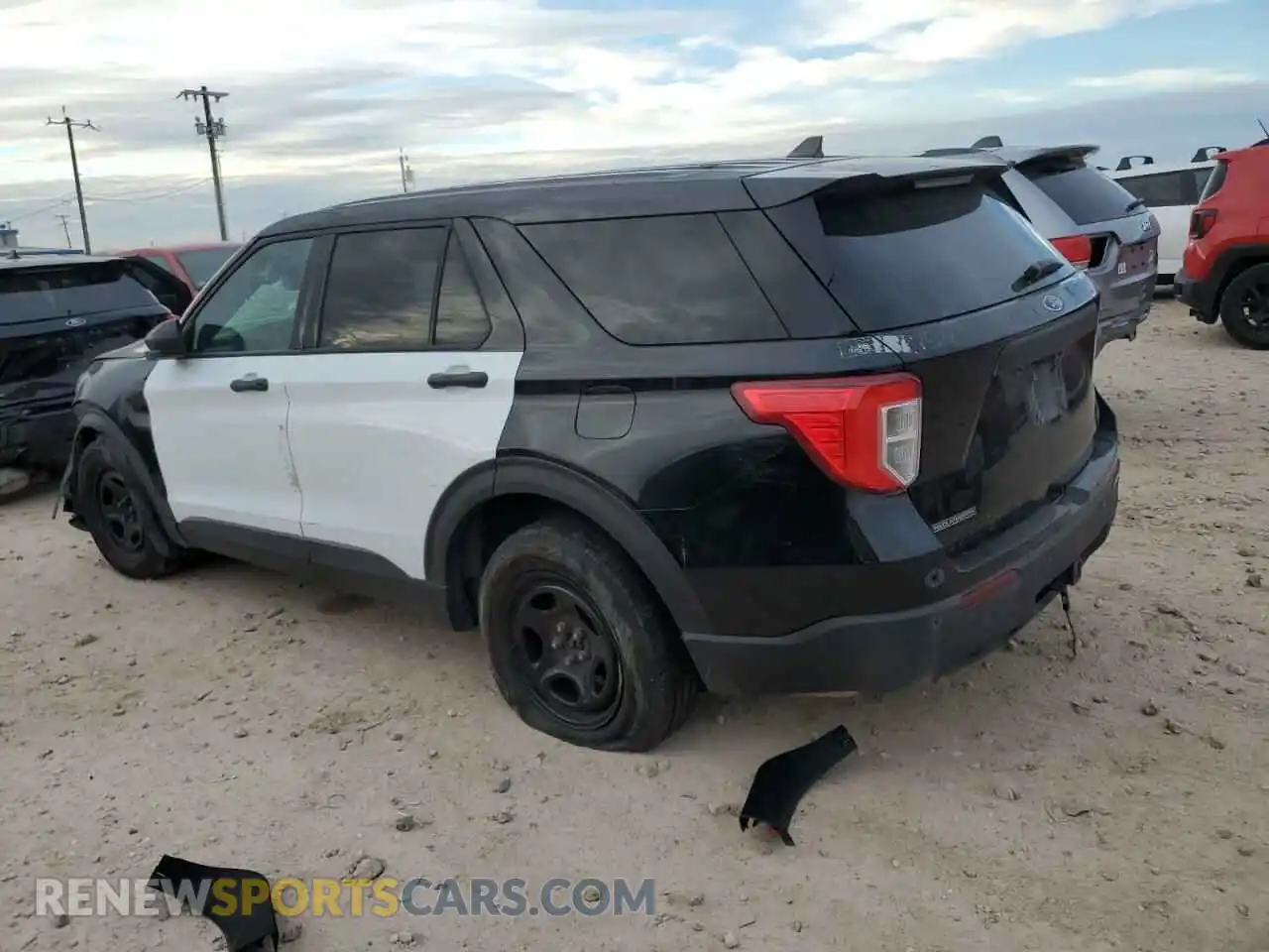 2 Photograph of a damaged car 1FM5K8AB9MGA43310 FORD EXPLORER 2021