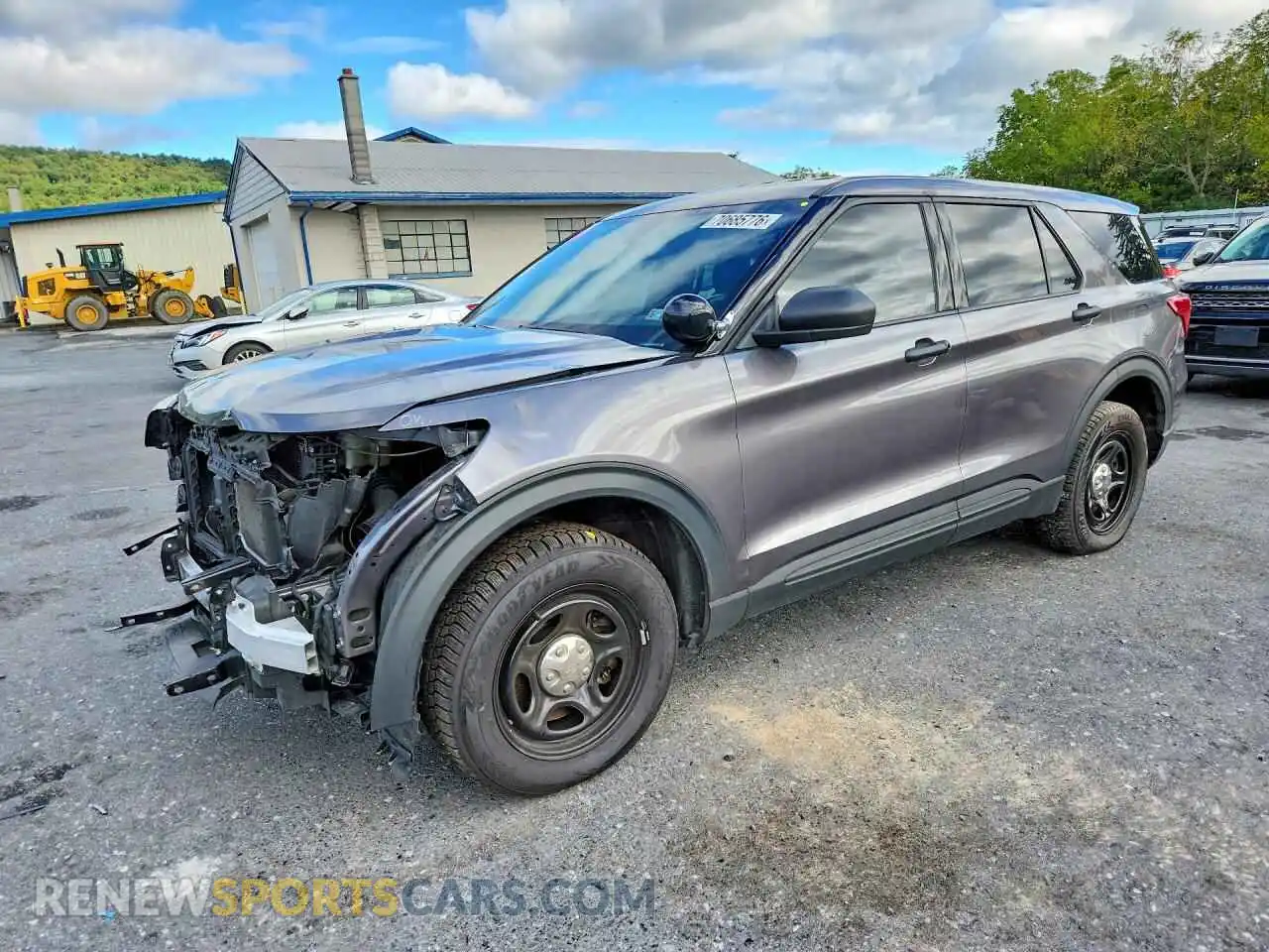 1 Photograph of a damaged car 1FM5K8ABXMGA33904 FORD EXPLORER 2021