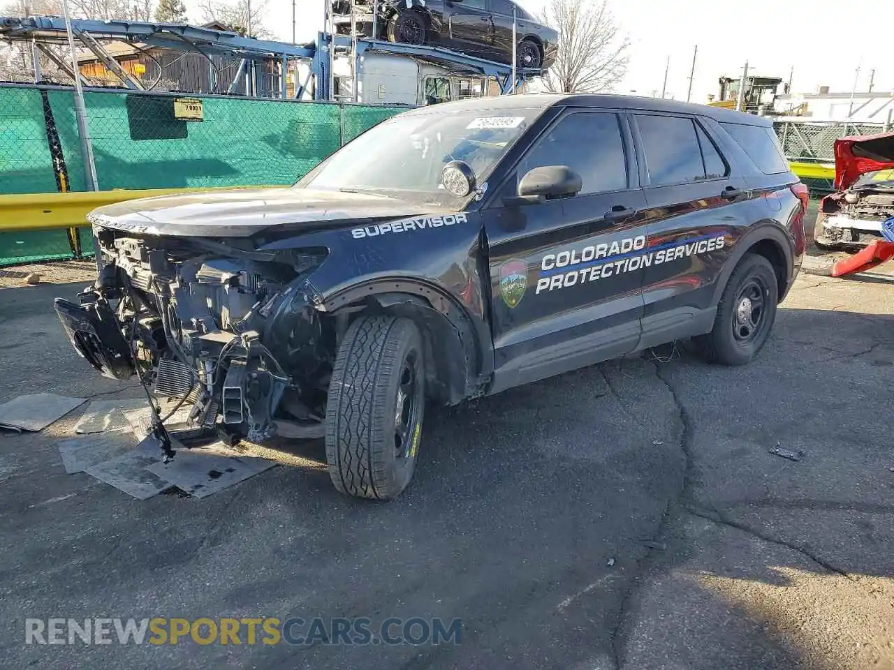 1 Photograph of a damaged car 1FM5K8AC0MGC38916 FORD EXPLORER 2021