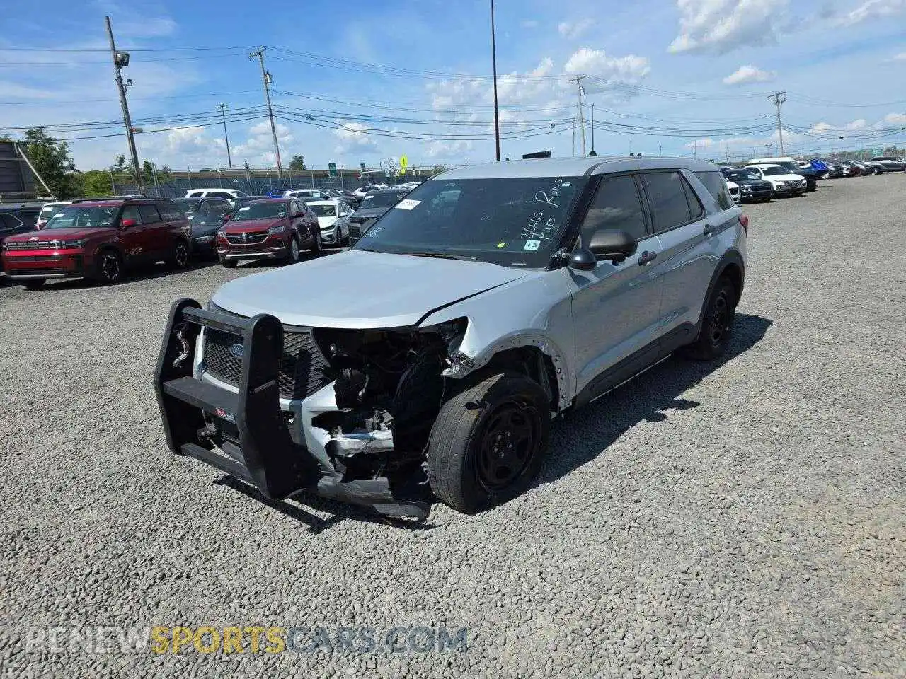 1 Photograph of a damaged car 1FM5K8AW1MNA16164 FORD EXPLORER 2021
