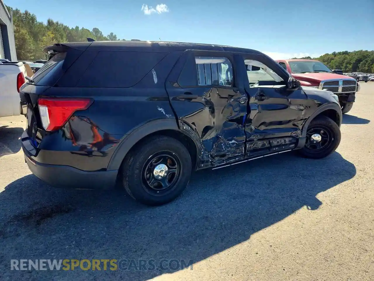 3 Photograph of a damaged car 1FM5K8AW3MNA01990 FORD EXPLORER 2021