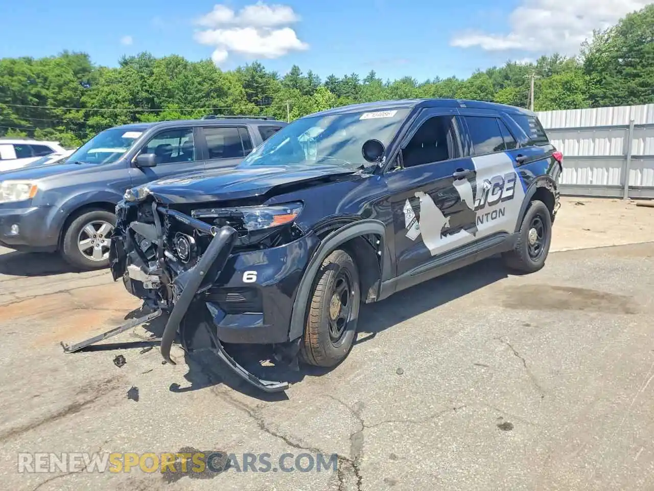 1 Photograph of a damaged car 1FM5K8AW4MNA17101 FORD EXPLORER 2021