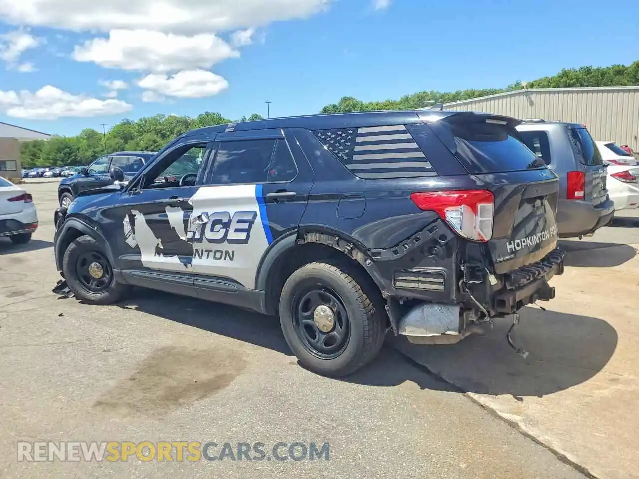 2 Photograph of a damaged car 1FM5K8AW4MNA17101 FORD EXPLORER 2021