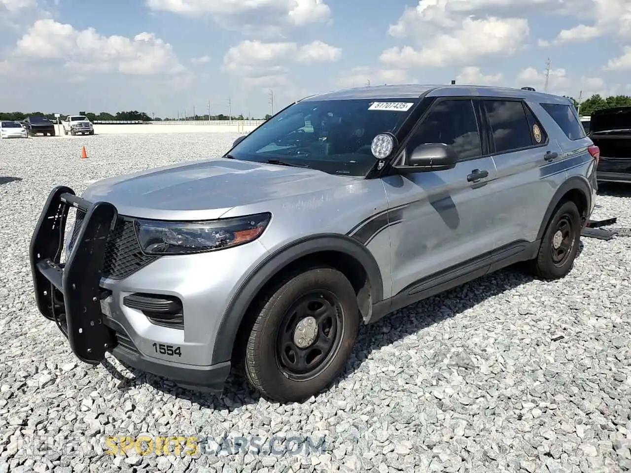 1 Photograph of a damaged car 1FM5K8AW5MNA12554 FORD EXPLORER 2021