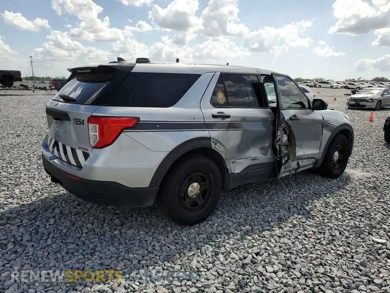 3 Photograph of a damaged car 1FM5K8AW5MNA12554 FORD EXPLORER 2021