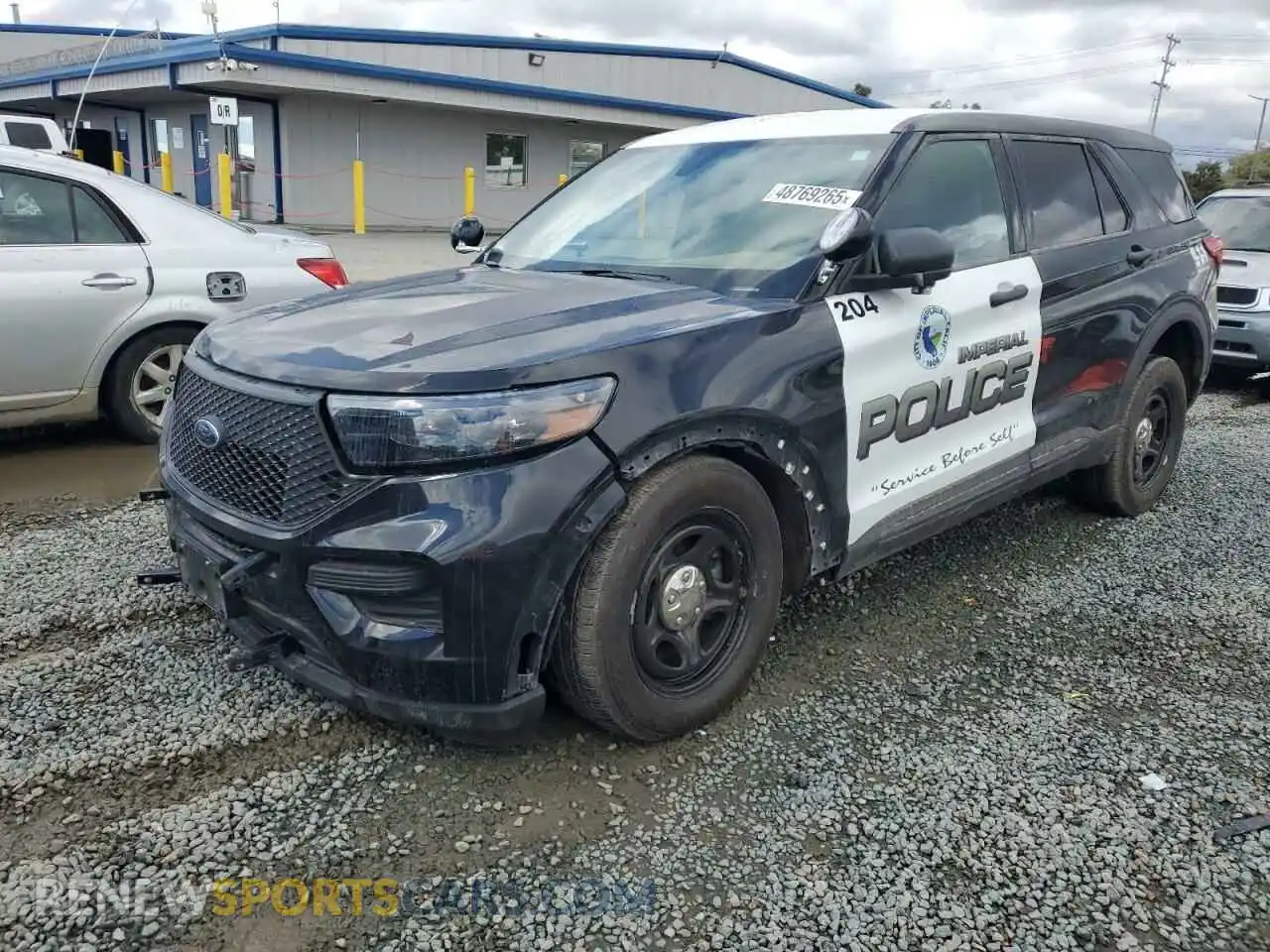 1 Photograph of a damaged car 1FM5K8AW7MNA04682 FORD EXPLORER 2021