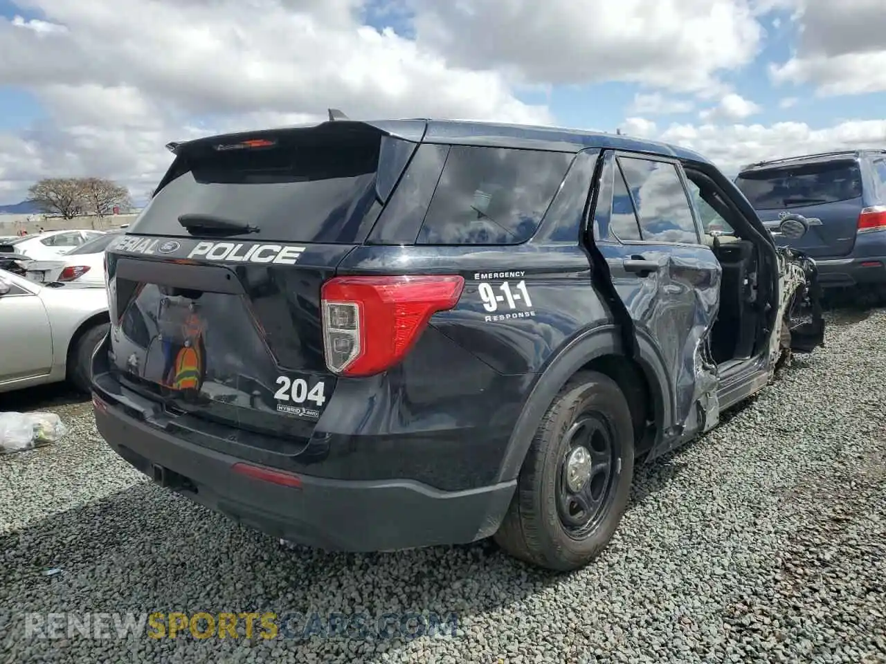 3 Photograph of a damaged car 1FM5K8AW7MNA04682 FORD EXPLORER 2021