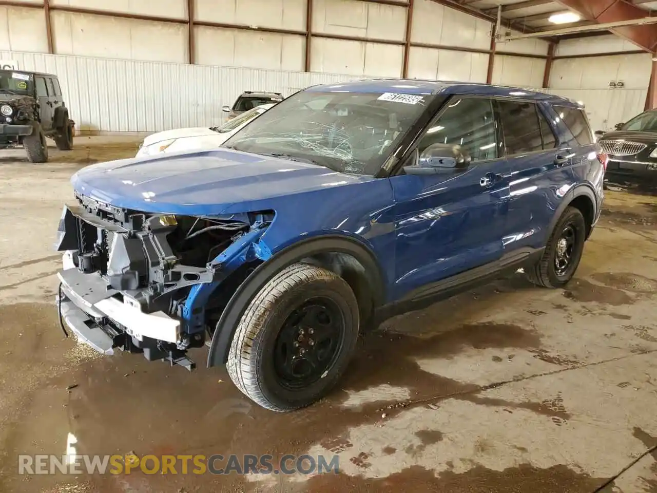 1 Photograph of a damaged car 1FM5K8AW7MNA19103 FORD EXPLORER 2021