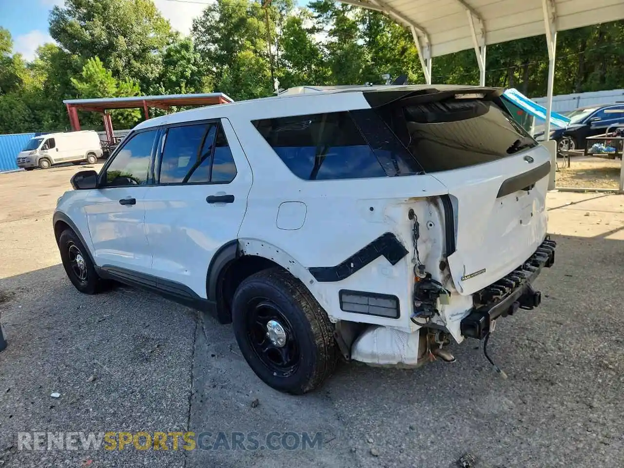 2 fotografías del automóvil dañado 1FM5K8AW8MNA20308 FORD EXPLORER 2021