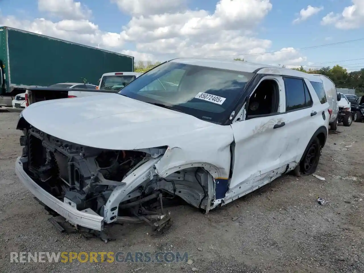 1 Photograph of a damaged car 1FM5K8AW9MNA22164 FORD EXPLORER 2021