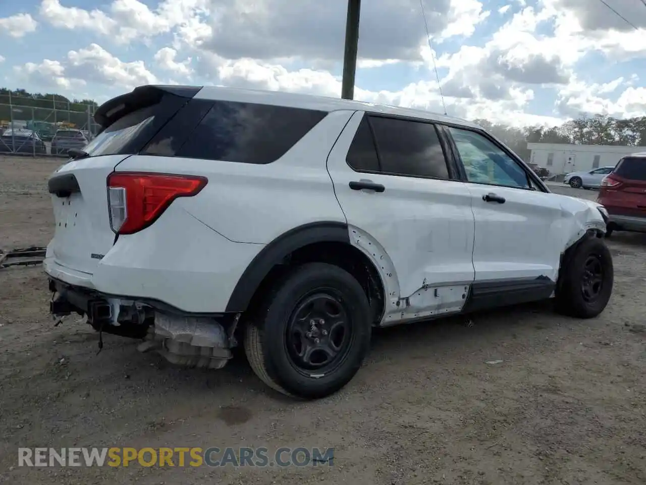 3 Photograph of a damaged car 1FM5K8AW9MNA22164 FORD EXPLORER 2021