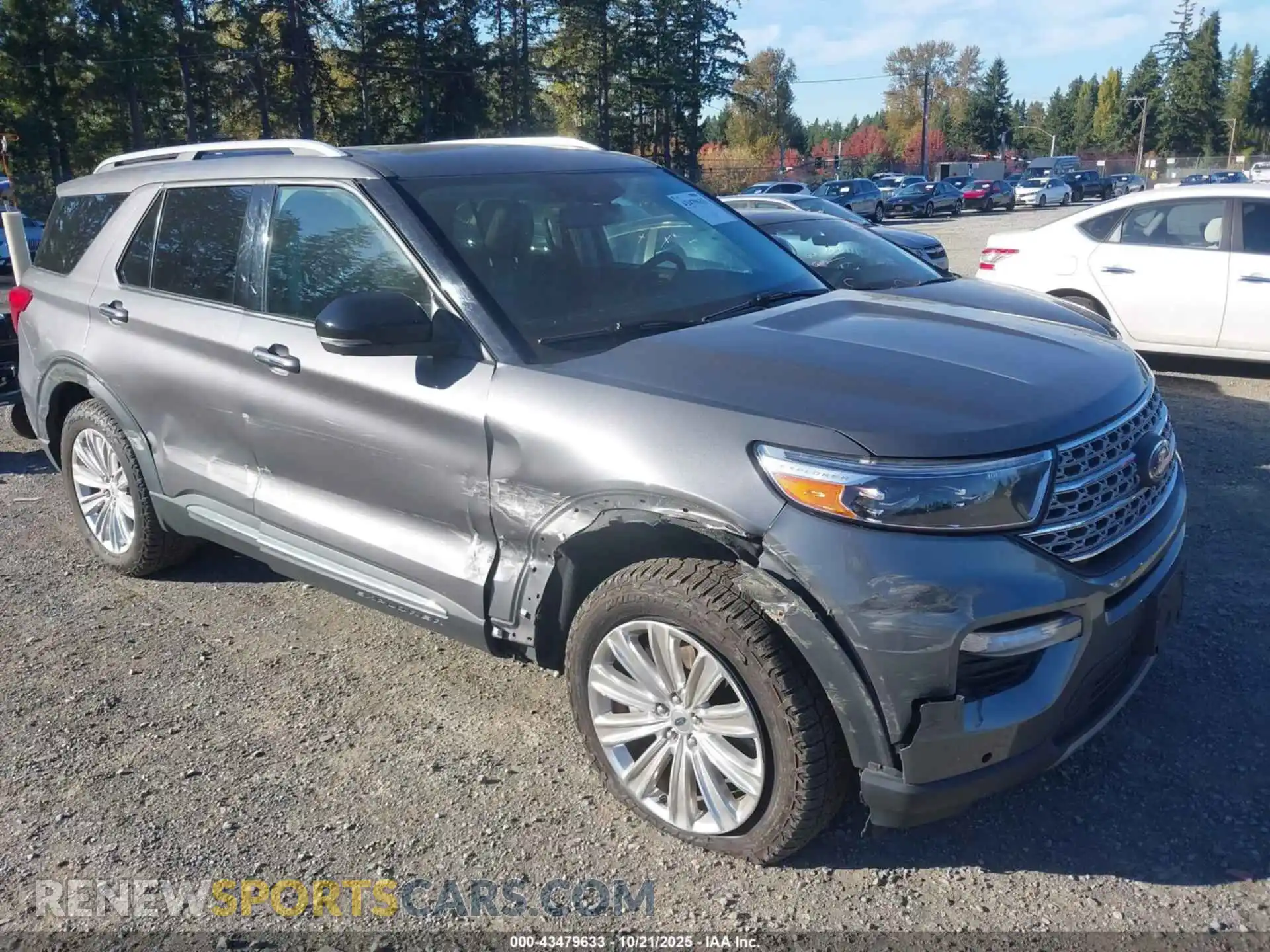 1 Photograph of a damaged car 1FM5K8FW3MNA10472 FORD EXPLORER 2021