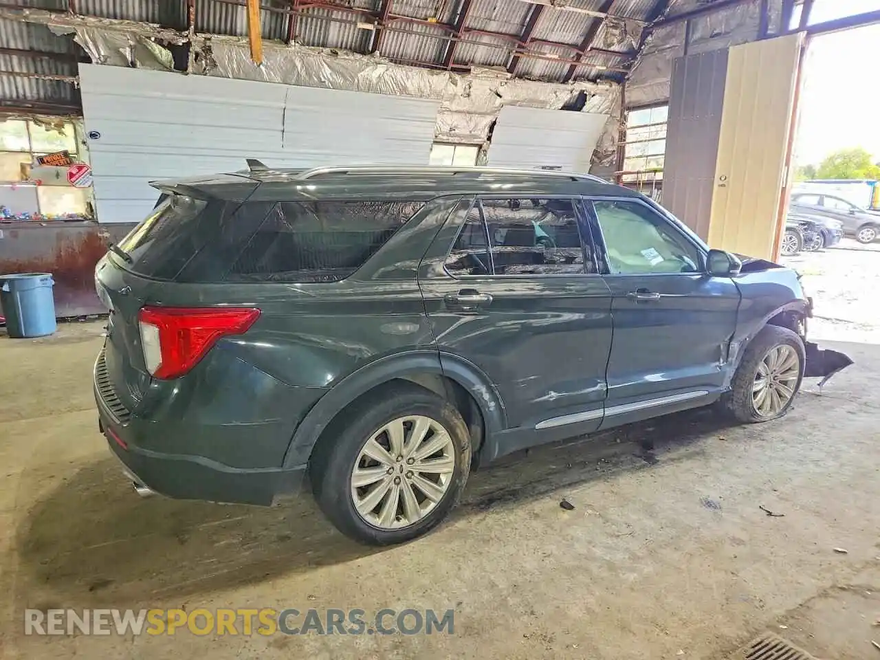 3 Photograph of a damaged car 1FM5K8FW3MNA21732 FORD EXPLORER 2021