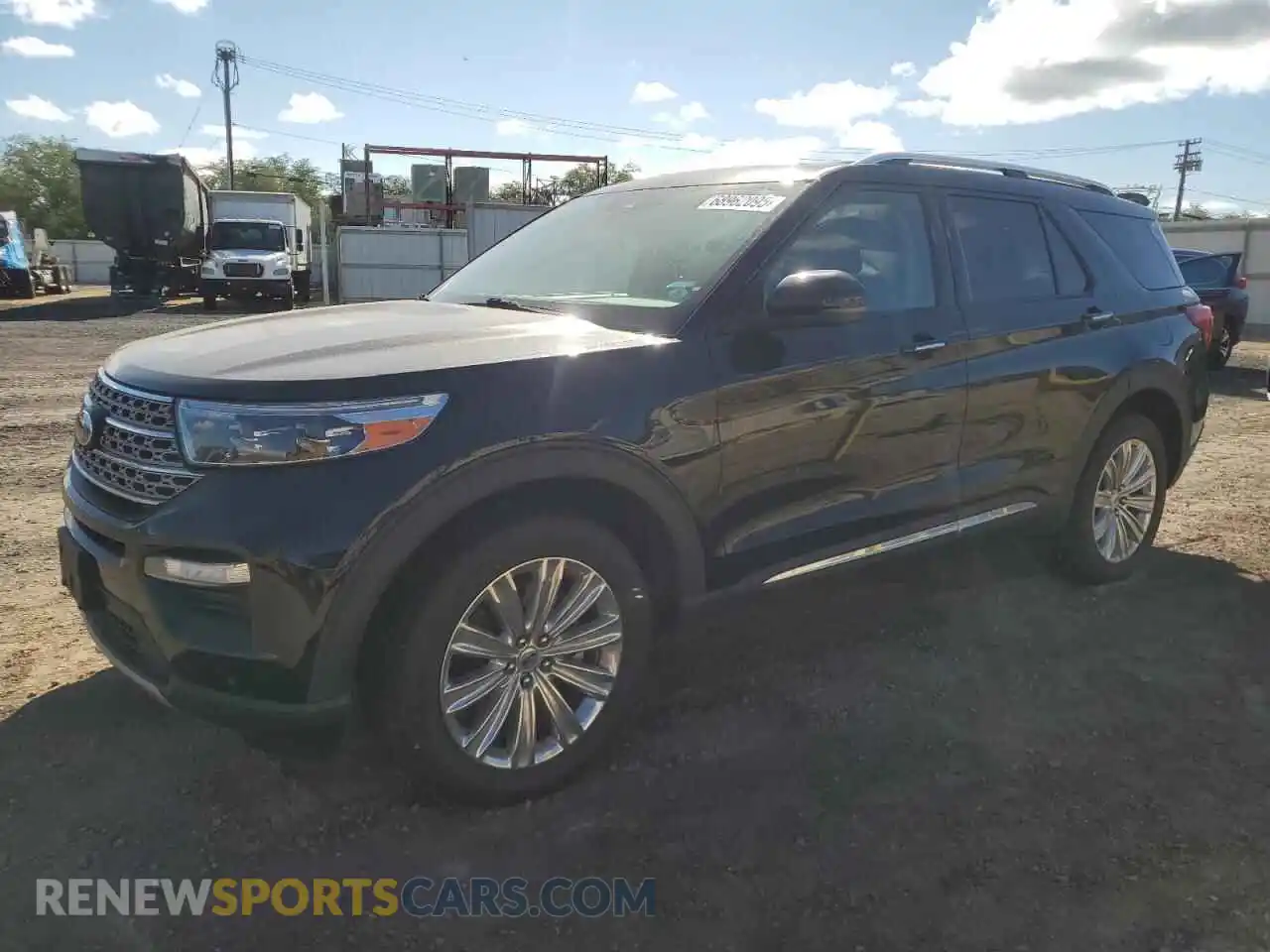 1 Photograph of a damaged car 1FM5K8FW4MNA21383 FORD EXPLORER 2021