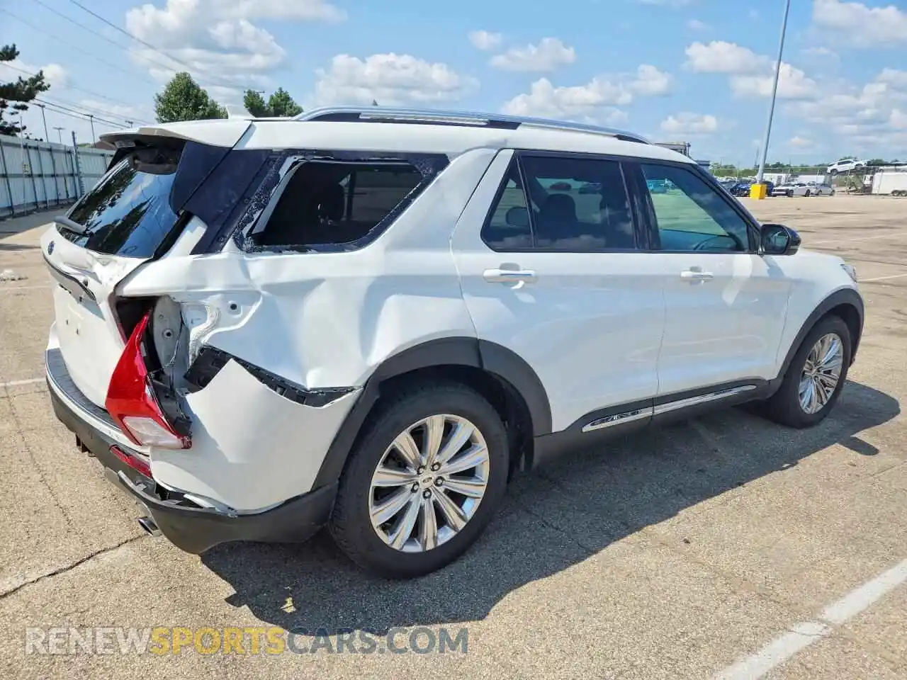 3 Photograph of a damaged car 1FM5K8FW5MNA08349 FORD EXPLORER 2021
