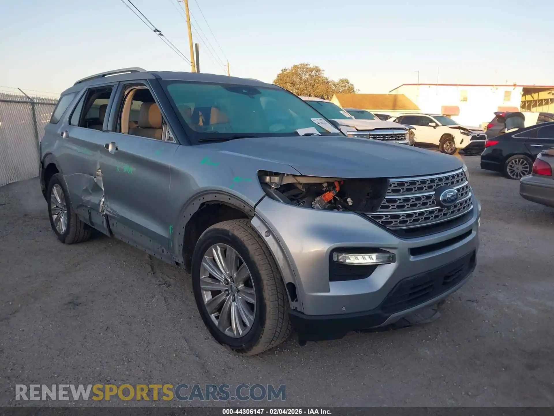 1 Photograph of a damaged car 1FM5K8FW5MNA21702 FORD EXPLORER 2021
