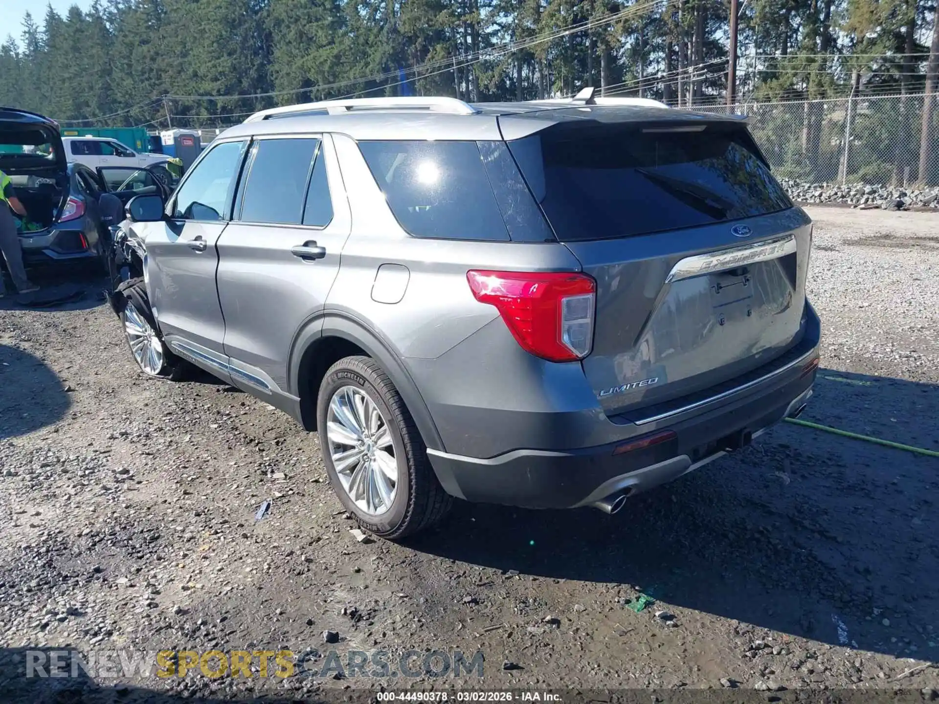3 Photograph of a damaged car 1FM5K8FW6MNA11678 FORD EXPLORER 2021