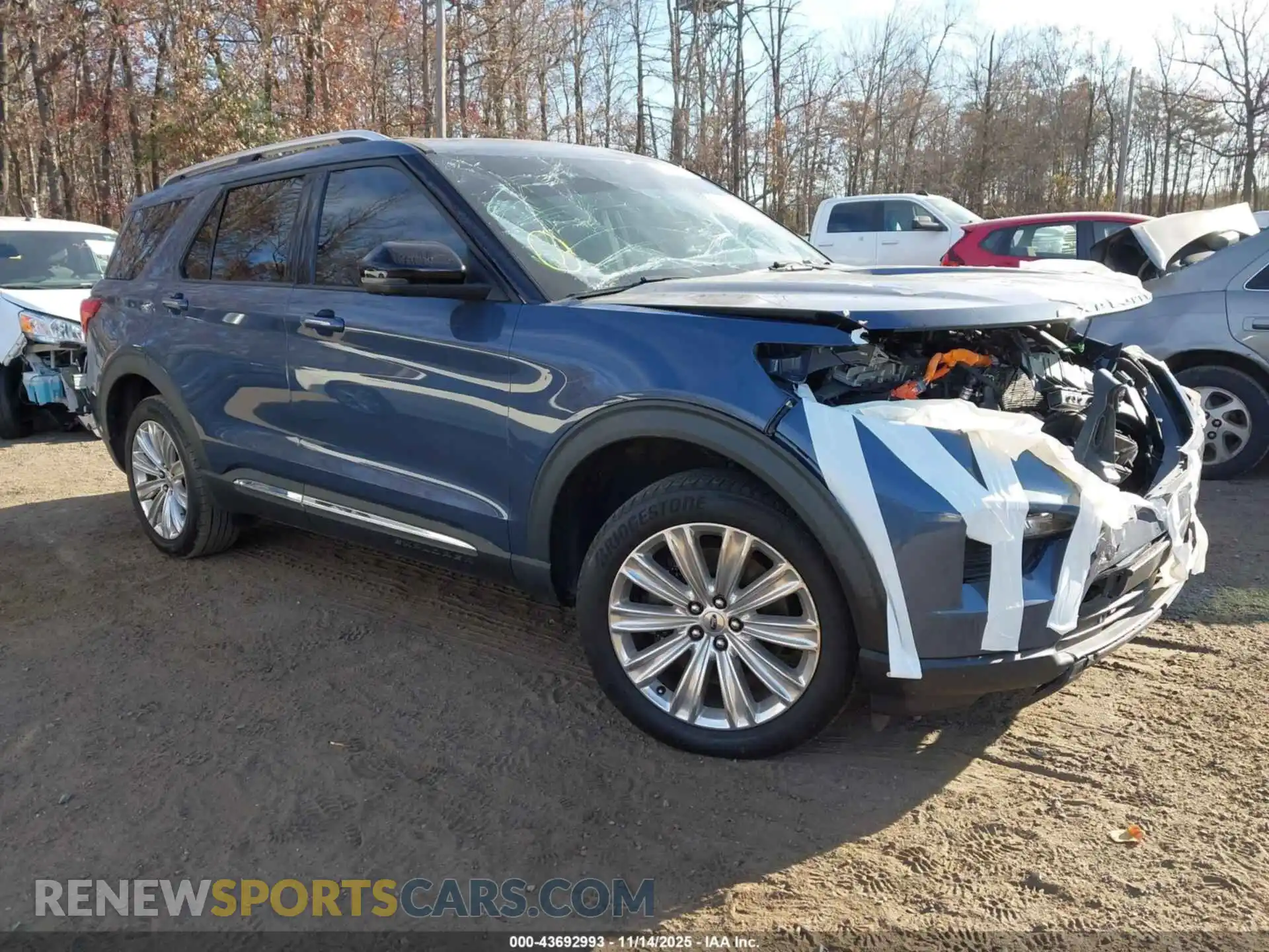 1 Photograph of a damaged car 1FM5K8FW8MNA19586 FORD EXPLORER 2021