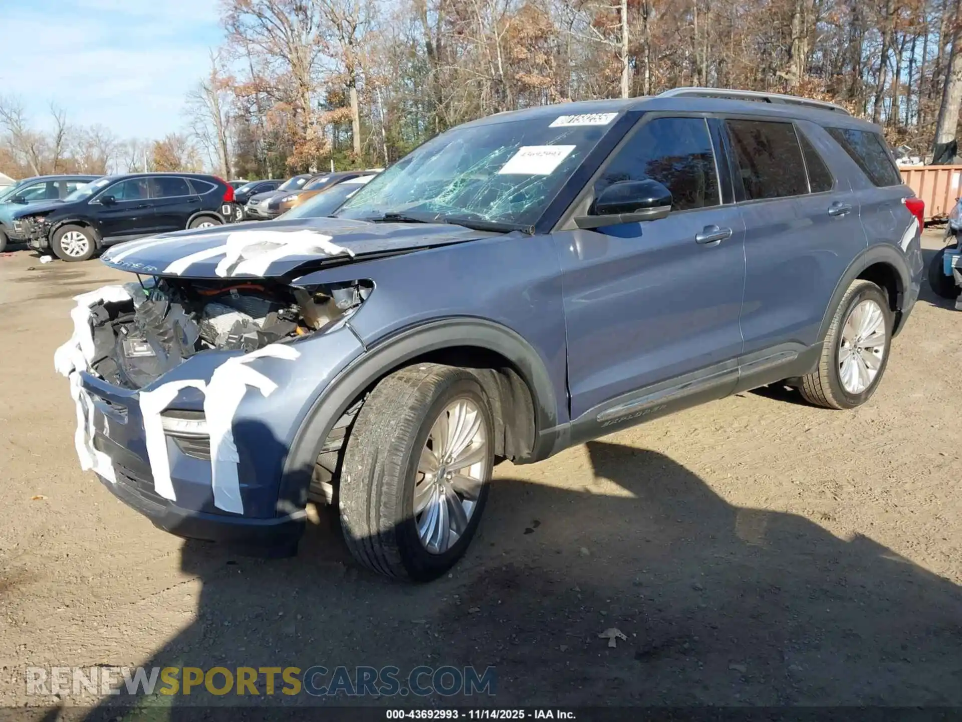 2 Photograph of a damaged car 1FM5K8FW8MNA19586 FORD EXPLORER 2021