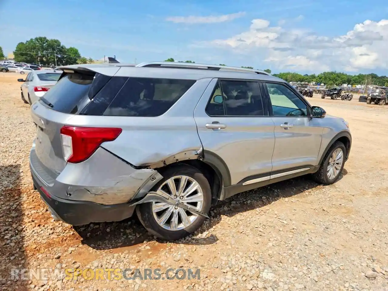 3 fotografías del automóvil dañado 1FM5K8FW9MNA11514 FORD EXPLORER 2021