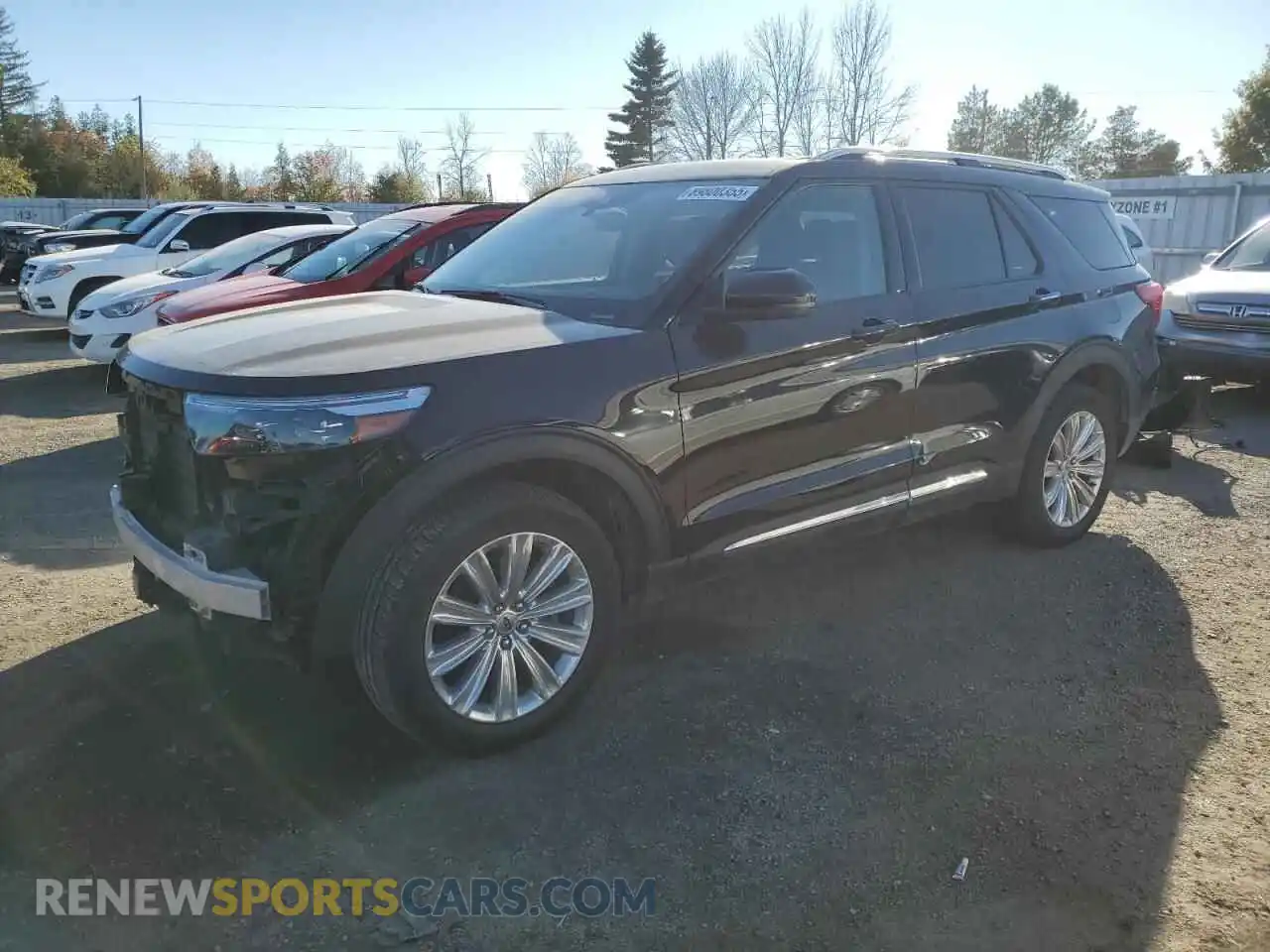 1 Photograph of a damaged car 1FM5K8FWXMNA05320 FORD EXPLORER 2021