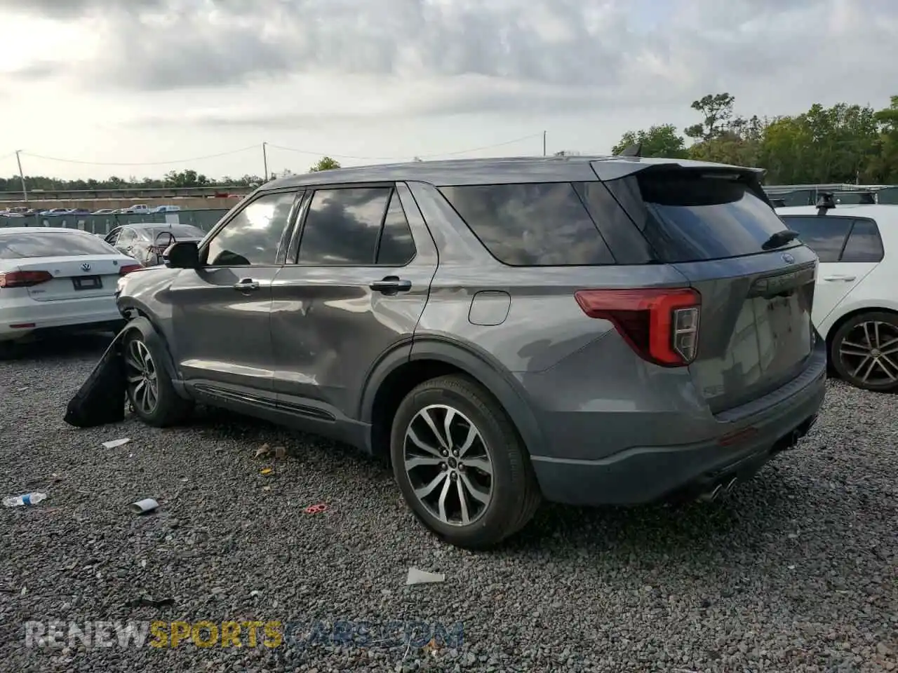 2 Photograph of a damaged car 1FM5K8GC0MGA51702 FORD EXPLORER 2021