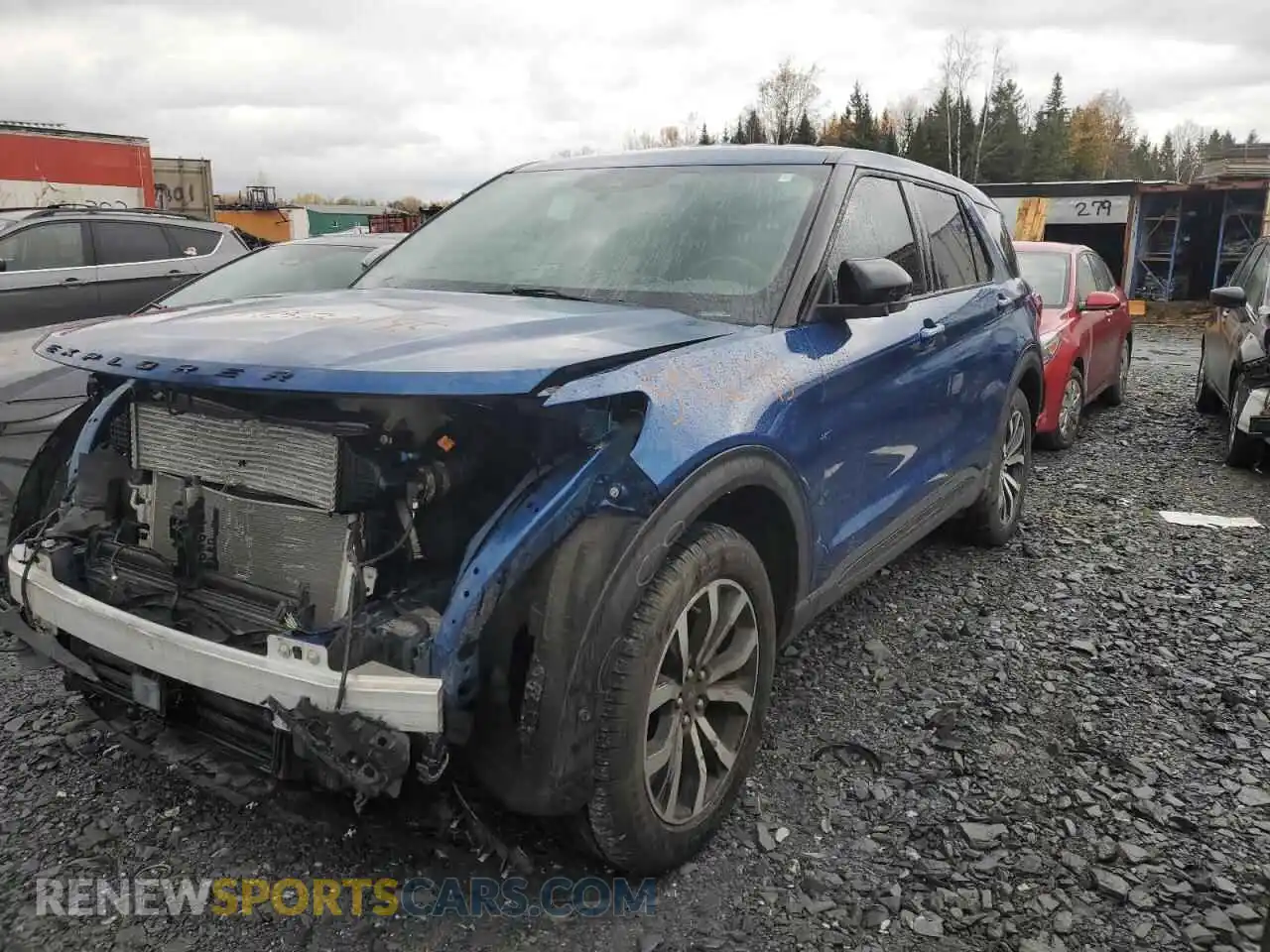 1 Photograph of a damaged car 1FM5K8GC0MGB65179 FORD EXPLORER 2021