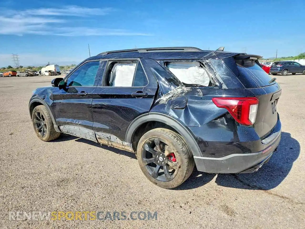 2 Photograph of a damaged car 1FM5K8GC1MGB60640 FORD EXPLORER 2021