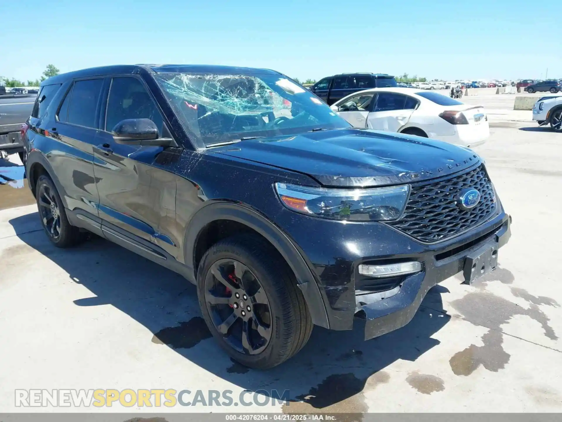 1 Photograph of a damaged car 1FM5K8GC1MGC24661 FORD EXPLORER 2021