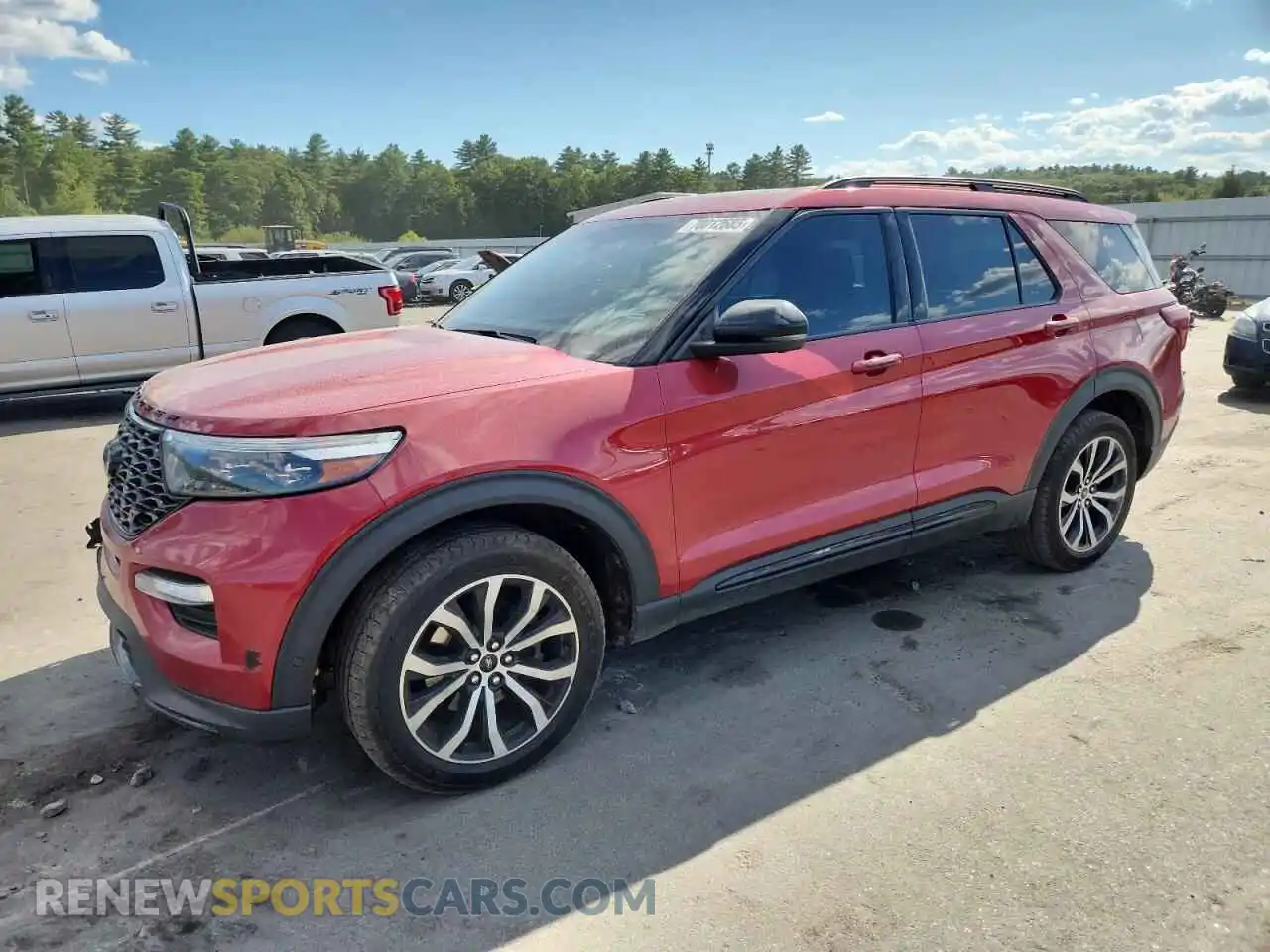 1 Photograph of a damaged car 1FM5K8GC2MGA25618 FORD EXPLORER 2021