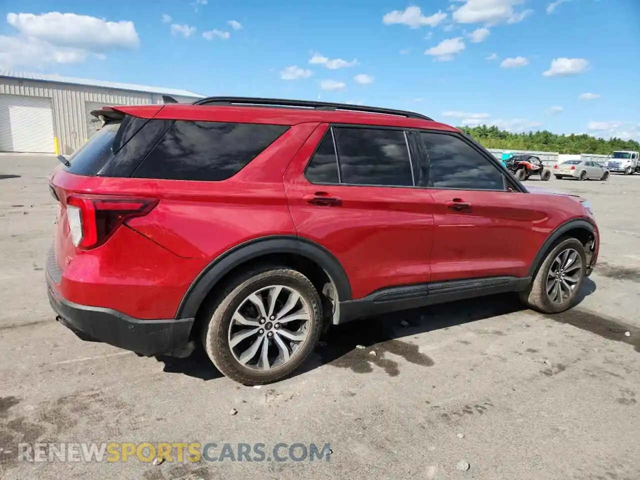 3 Photograph of a damaged car 1FM5K8GC2MGA25618 FORD EXPLORER 2021