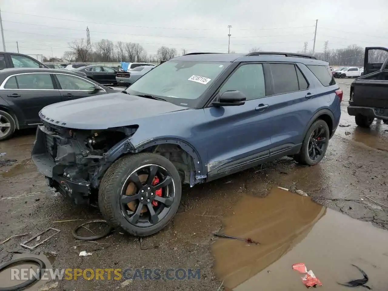 1 Photograph of a damaged car 1FM5K8GC2MGB30823 FORD EXPLORER 2021