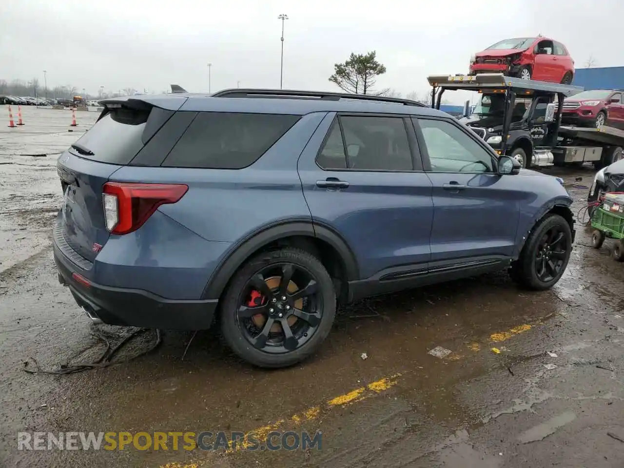 3 Photograph of a damaged car 1FM5K8GC2MGB30823 FORD EXPLORER 2021