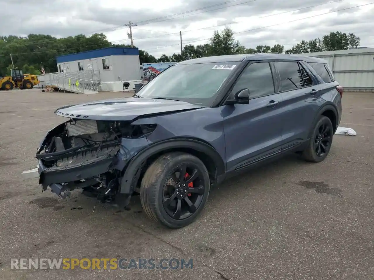 1 Photograph of a damaged car 1FM5K8GC3MGA23599 FORD EXPLORER 2021