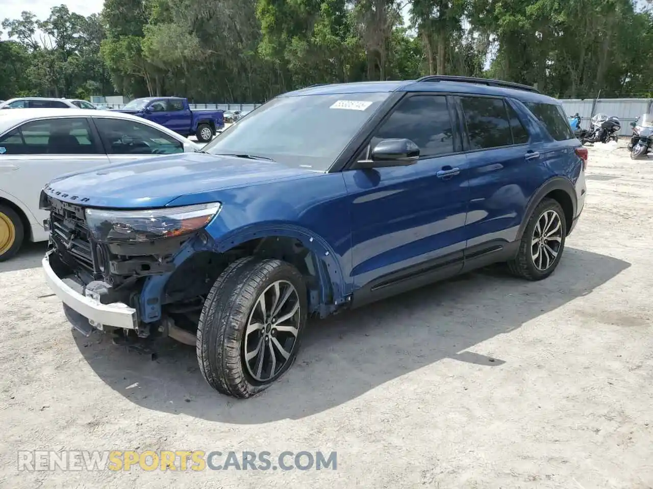 1 fotografías del automóvil dañado 1FM5K8GC3MGA31833 FORD EXPLORER 2021