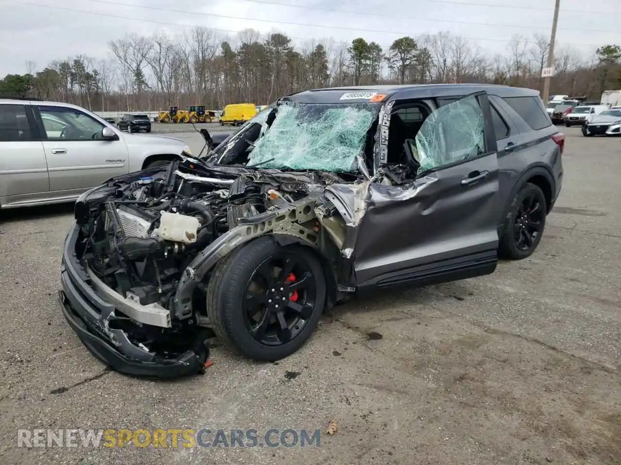 1 Photograph of a damaged car 1FM5K8GC3MGA55033 FORD EXPLORER 2021