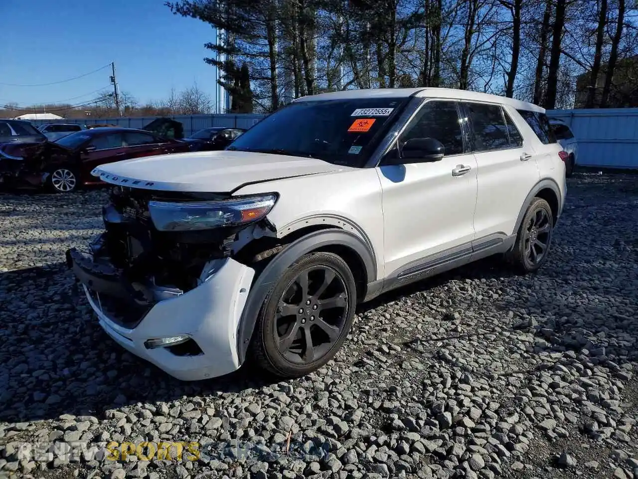 1 Photograph of a damaged car 1FM5K8GC3MGA76657 FORD EXPLORER 2021