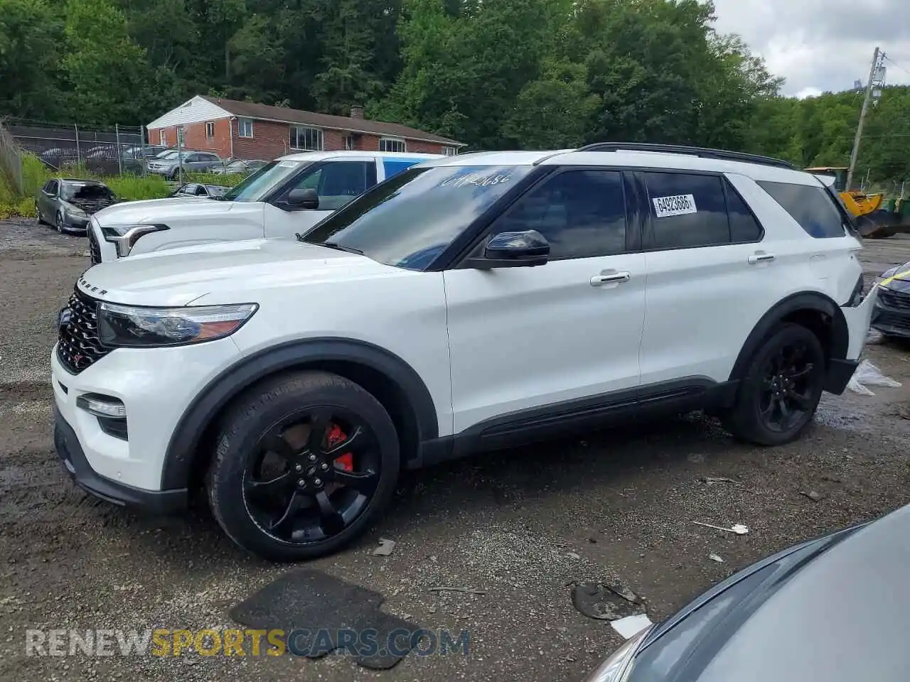 1 Photograph of a damaged car 1FM5K8GC4MGB12565 FORD EXPLORER 2021