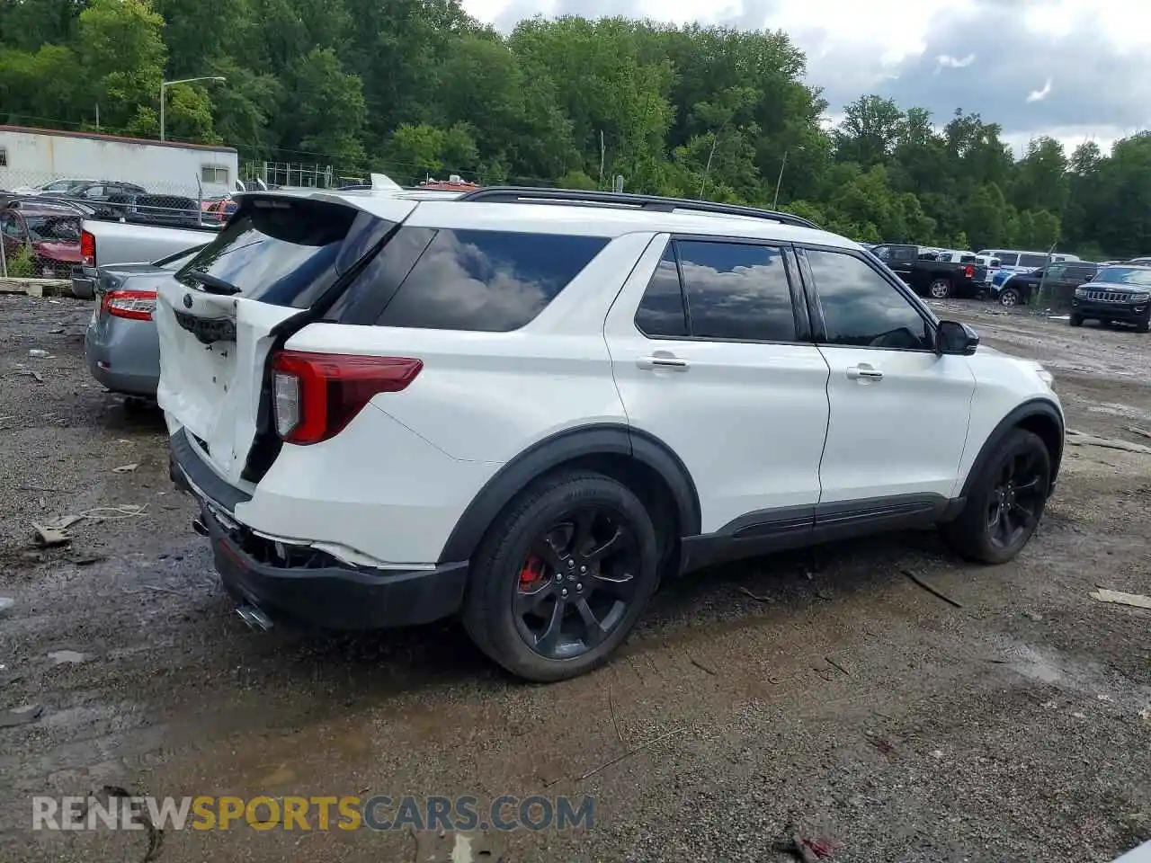 3 Photograph of a damaged car 1FM5K8GC4MGB12565 FORD EXPLORER 2021
