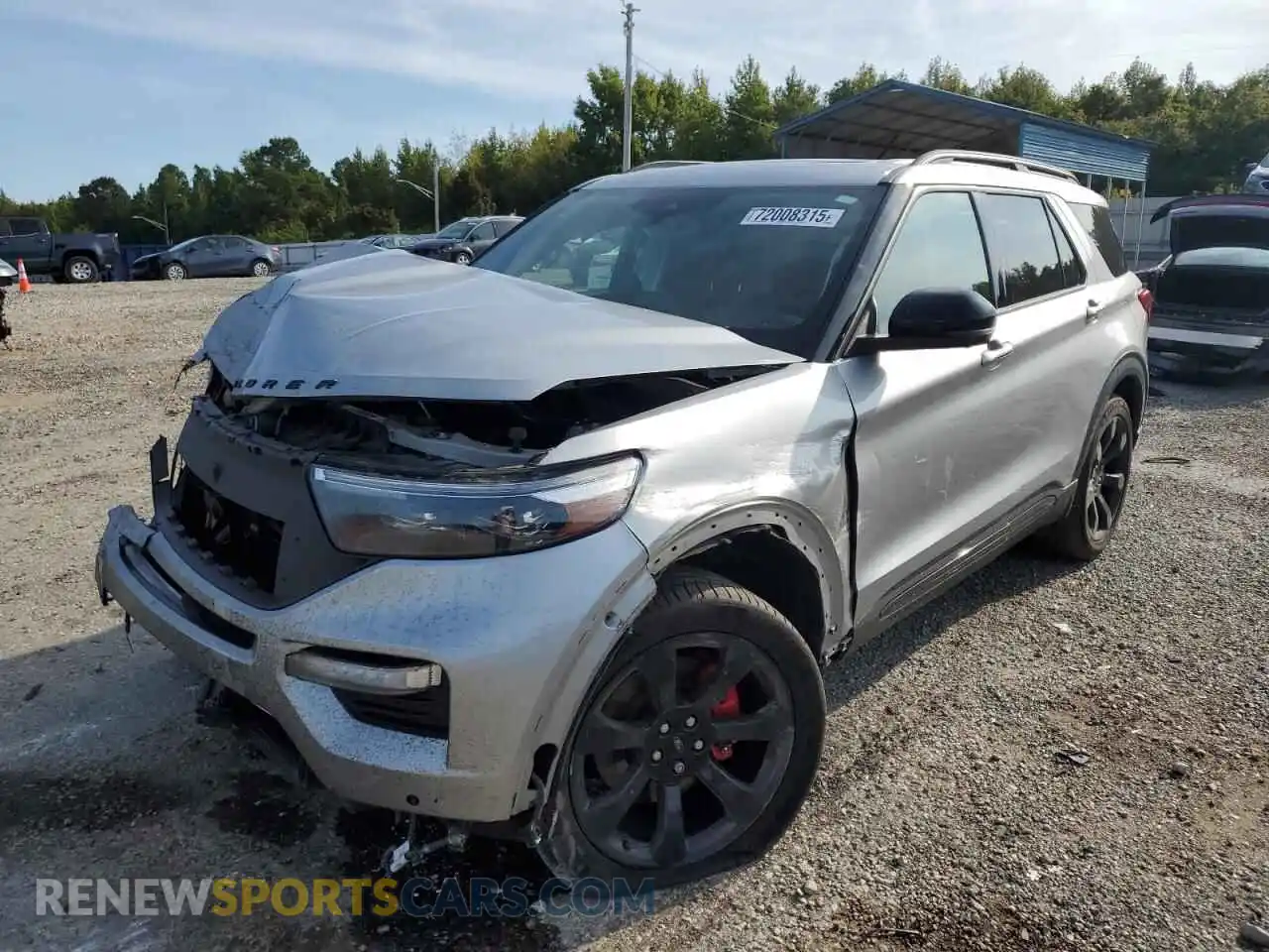 1 Photograph of a damaged car 1FM5K8GC4MGB63564 FORD EXPLORER 2021