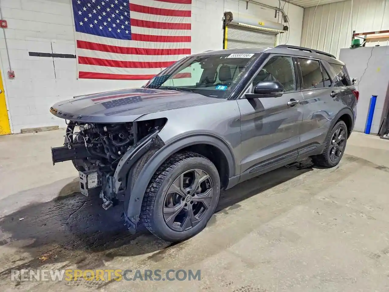1 Photograph of a damaged car 1FM5K8GC6MGA09941 FORD EXPLORER 2021