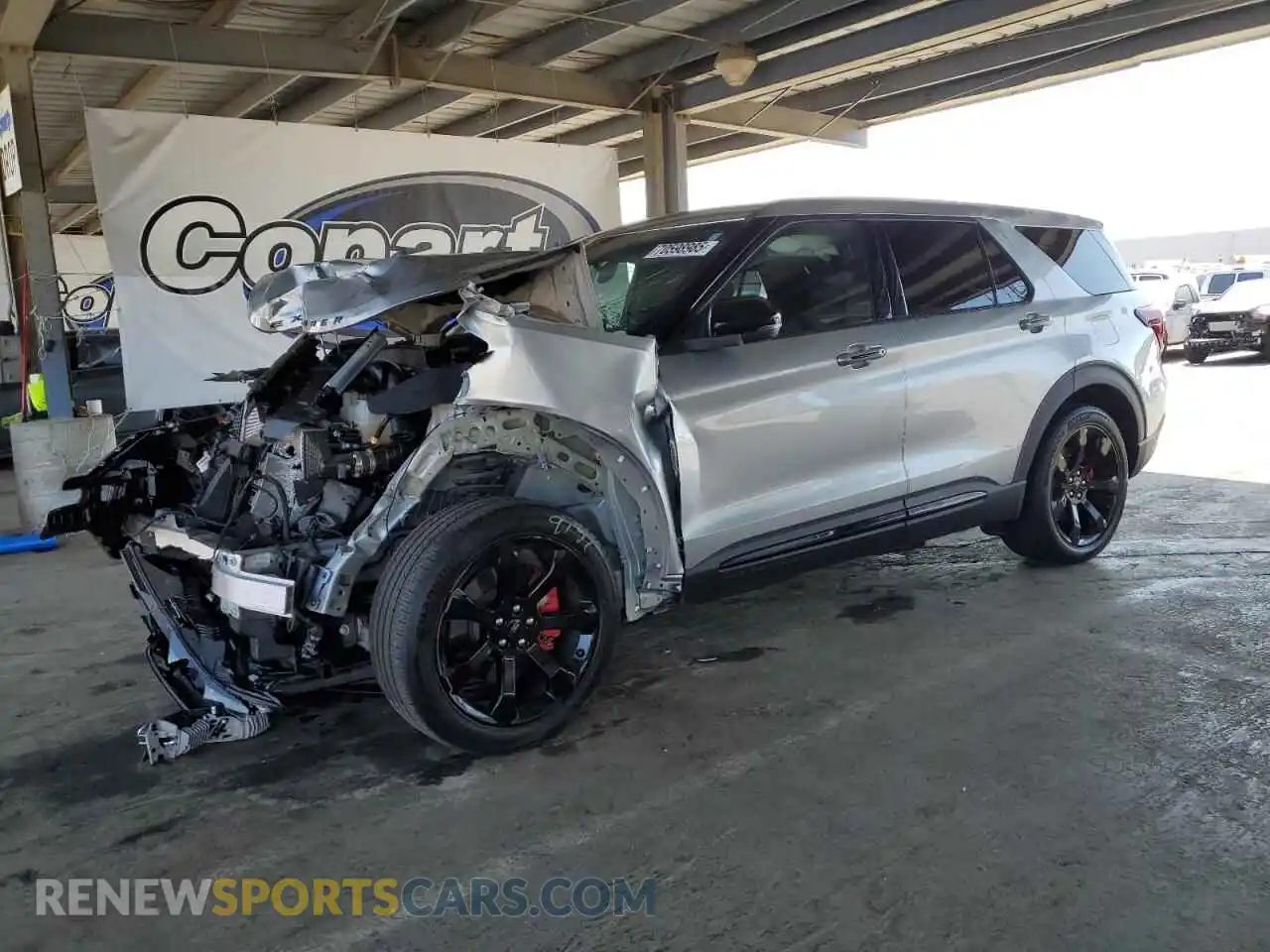 1 Photograph of a damaged car 1FM5K8GC7MGA63376 FORD EXPLORER 2021