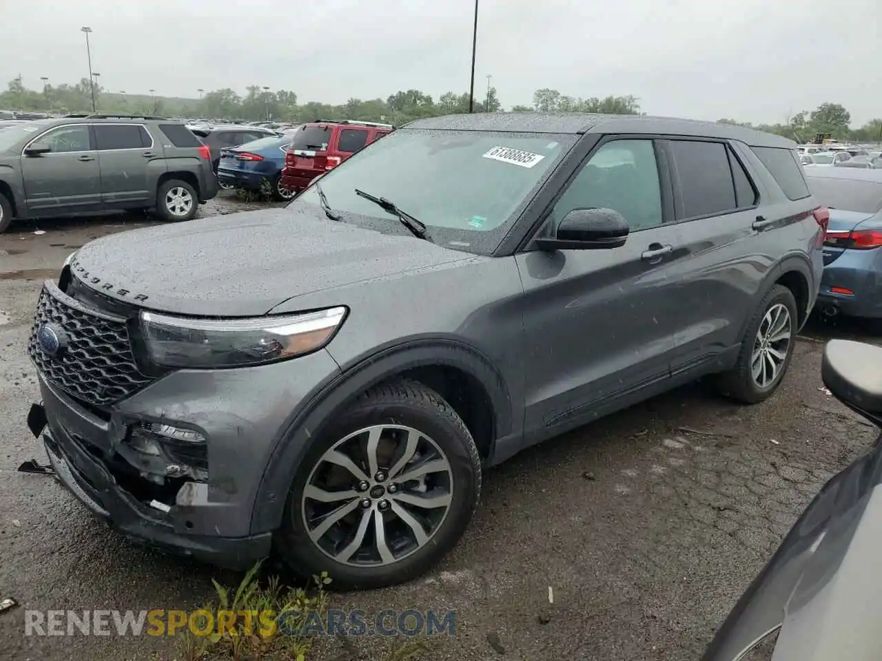 1 fotografías del automóvil dañado 1FM5K8GC8MGA93468 FORD EXPLORER 2021