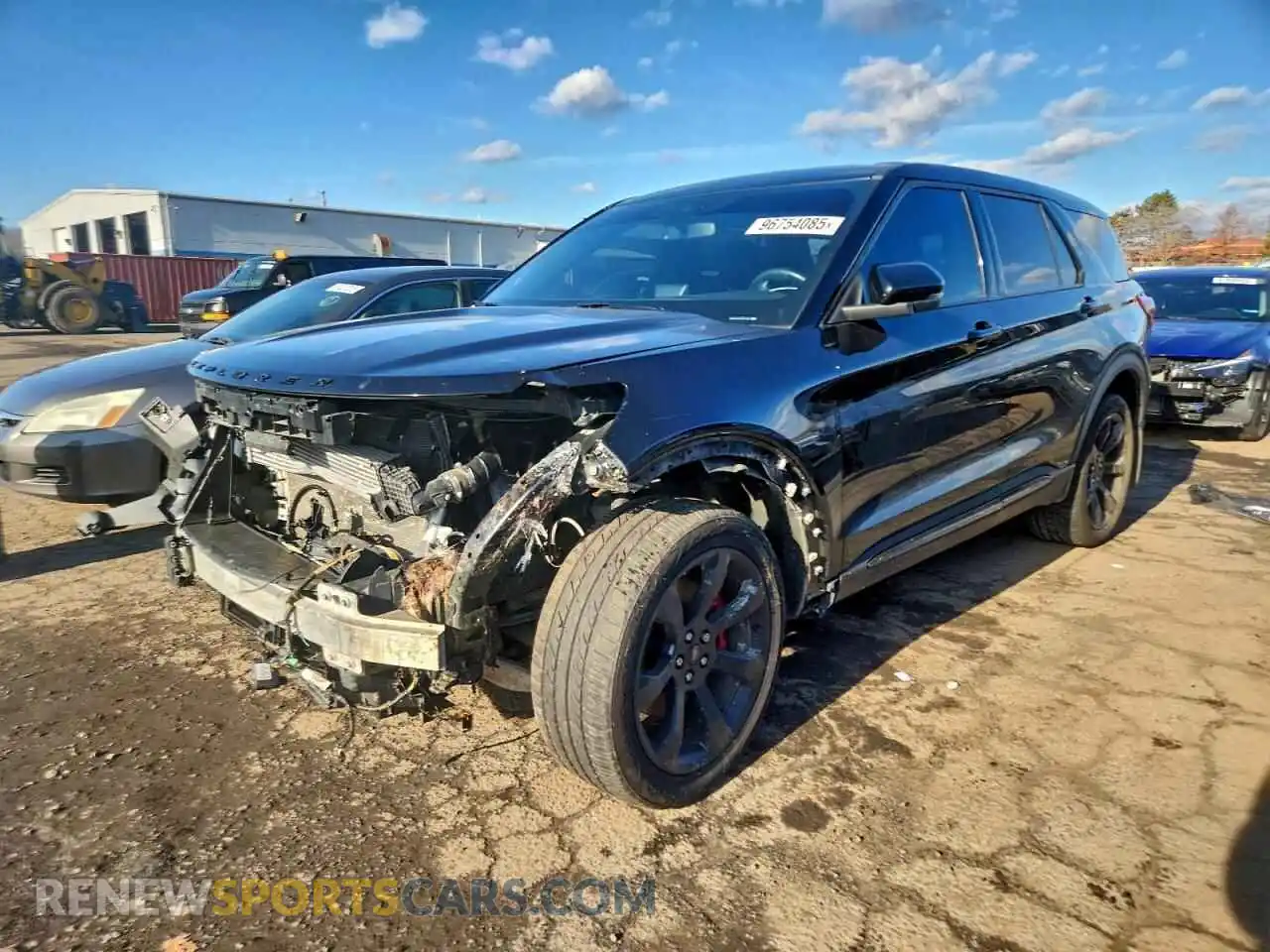 1 Photograph of a damaged car 1FM5K8GC9MGC13620 FORD EXPLORER 2021