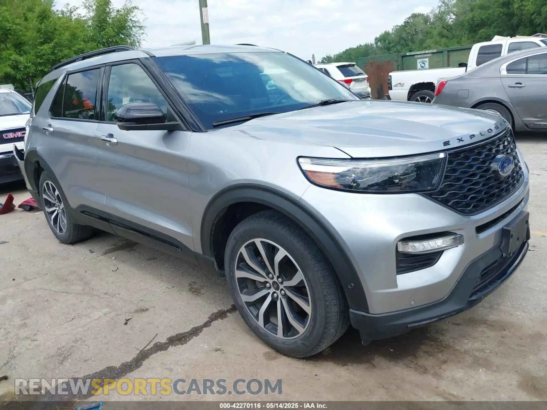 1 Photograph of a damaged car 1FM5K8GCXMGA95156 FORD EXPLORER 2021
