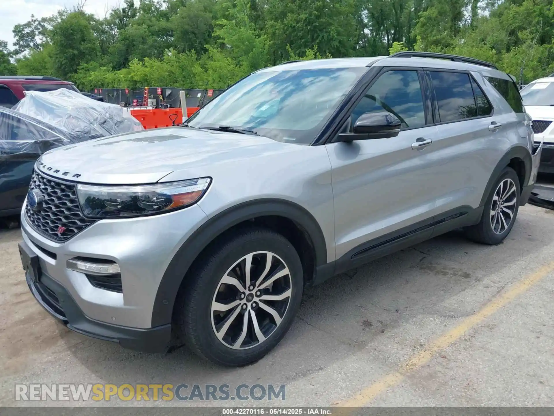 2 Photograph of a damaged car 1FM5K8GCXMGA95156 FORD EXPLORER 2021