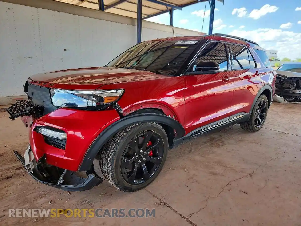 1 Photograph of a damaged car 1FM5K8GCXMGB32979 FORD EXPLORER 2021