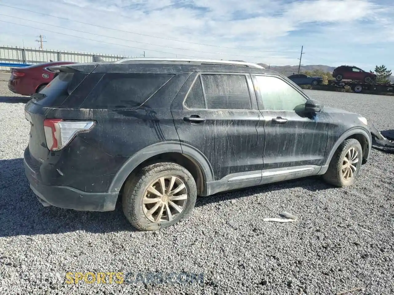 3 Photograph of a damaged car 1FM5K8HC1MGA12454 FORD EXPLORER 2021