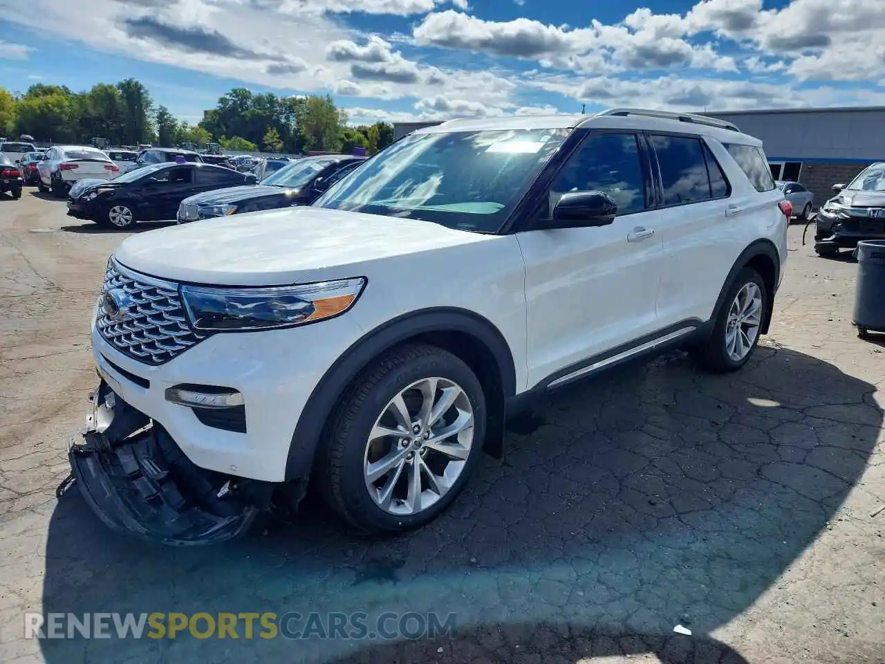 1 Photograph of a damaged car 1FM5K8HC2MGA66023 FORD EXPLORER 2021
