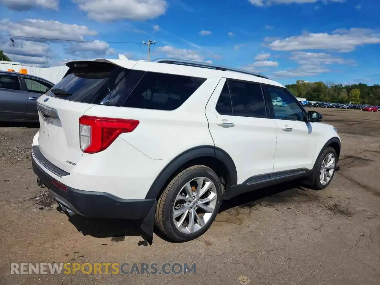 3 Photograph of a damaged car 1FM5K8HC2MGA66023 FORD EXPLORER 2021